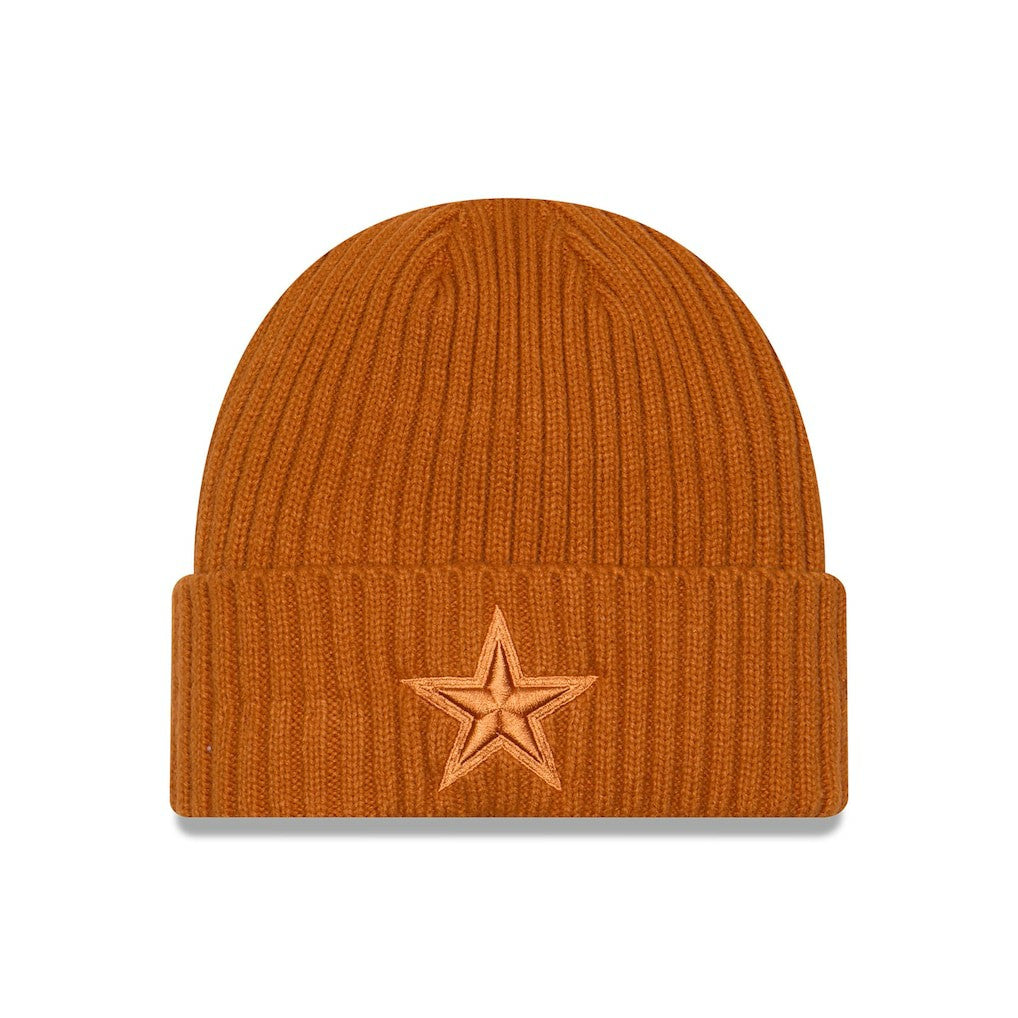 Dallas Cowboys New Era Color Pack Cuffed Knit Hat - Brown Hats