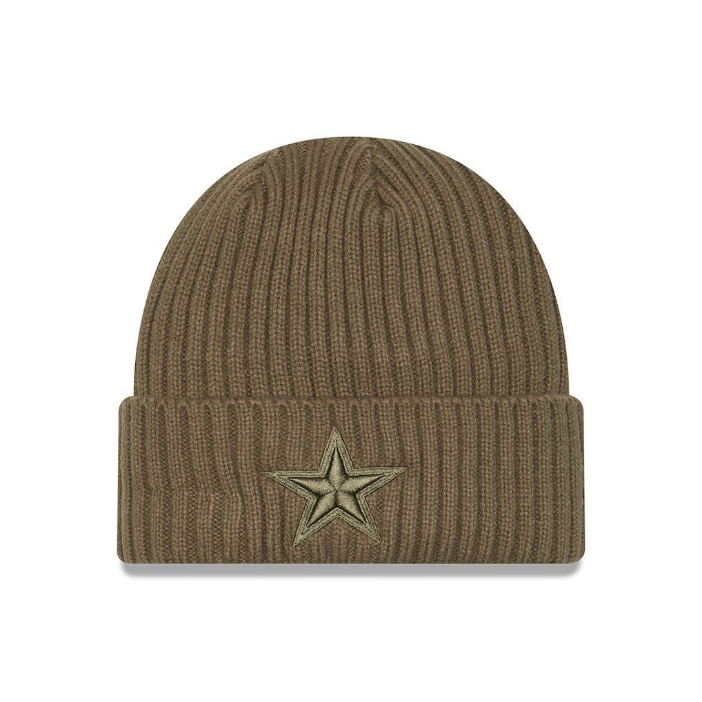 Dallas Cowboys New Era Color Pack Cuffed Knit Hat - Olive Hats
