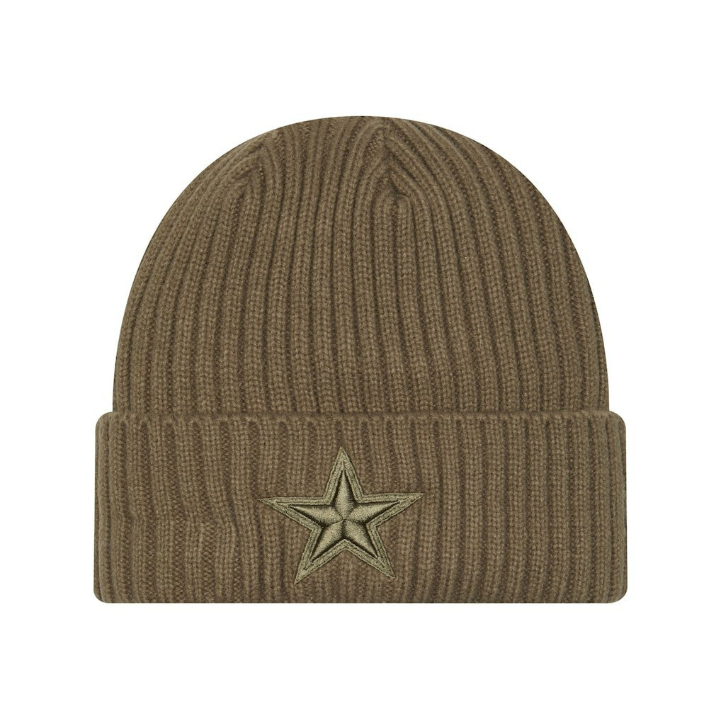 Dallas Cowboys New Era Youth Color Pack Cuffed Knit Hat - Olive Hats