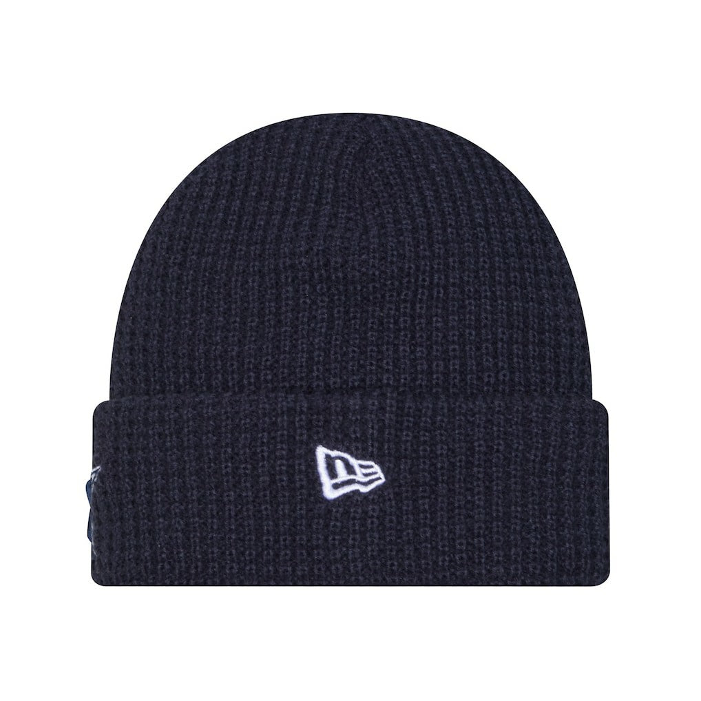 Dallas Cowboys New Era Youth Waffle Cuffed Knit Hat - Navy Hats