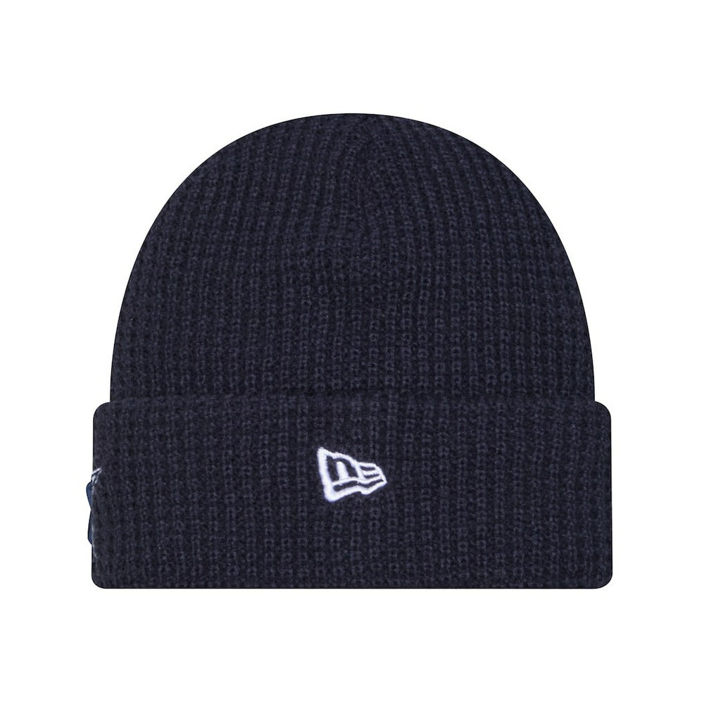 Dallas Cowboys New Era Youth Waffle Cuffed Knit Hat - Navy Hats