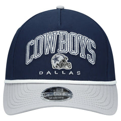 Dallas Cowboys New Era Preschool Arch 9FORTY M-Crown A-Frame COOLERA Adjustable Hat - Navy/Gray Hats