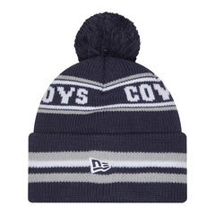 Dallas Cowboys New Era Pre-School Classic Cuffed Knit Hat with Pom - Navy Hats