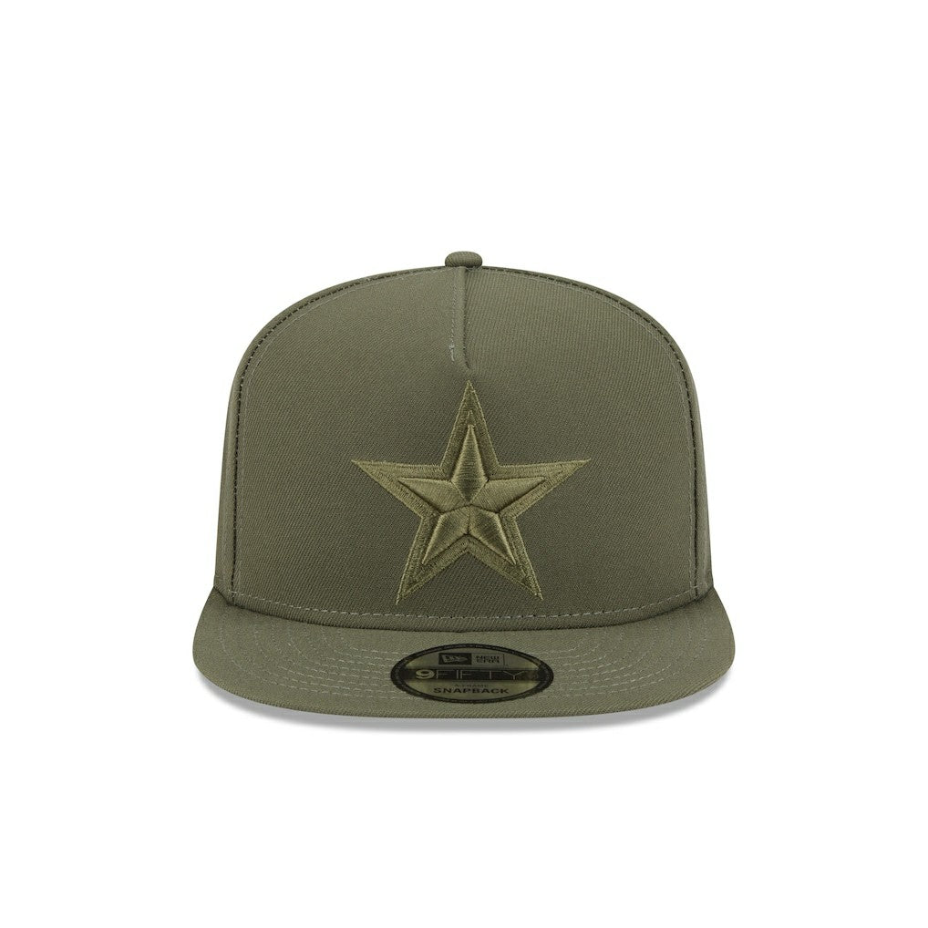 Dallas Cowboys New Era Youth Color Pack A-Frame 9FIFTY - Olive