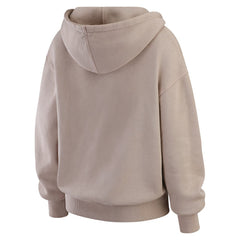 Cleveland Browns WEAR by Erin Andrews Women's Washed Pullover Crewdie - Tan Pullover