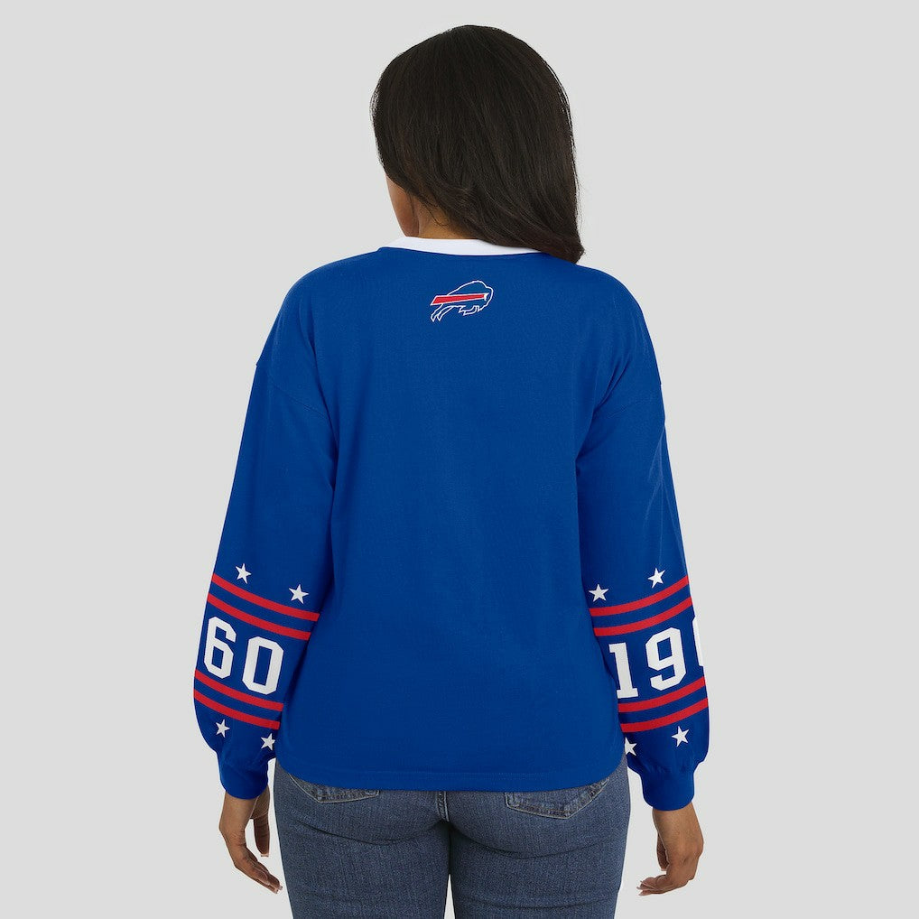 Buffalo Bills WEAR by Erin Andrews Women's Sport Long-Sleeve T-Shirt - Royal T-shirts