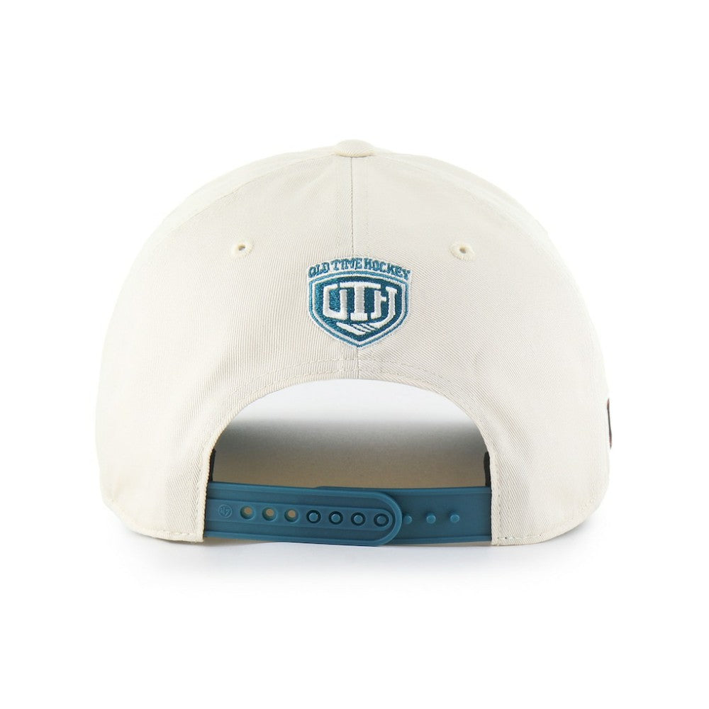 Anaheim Ducks '47 Expansion Debut Two-Tone Hitch Adjustable Hat - Cream/Teal | US 202705922