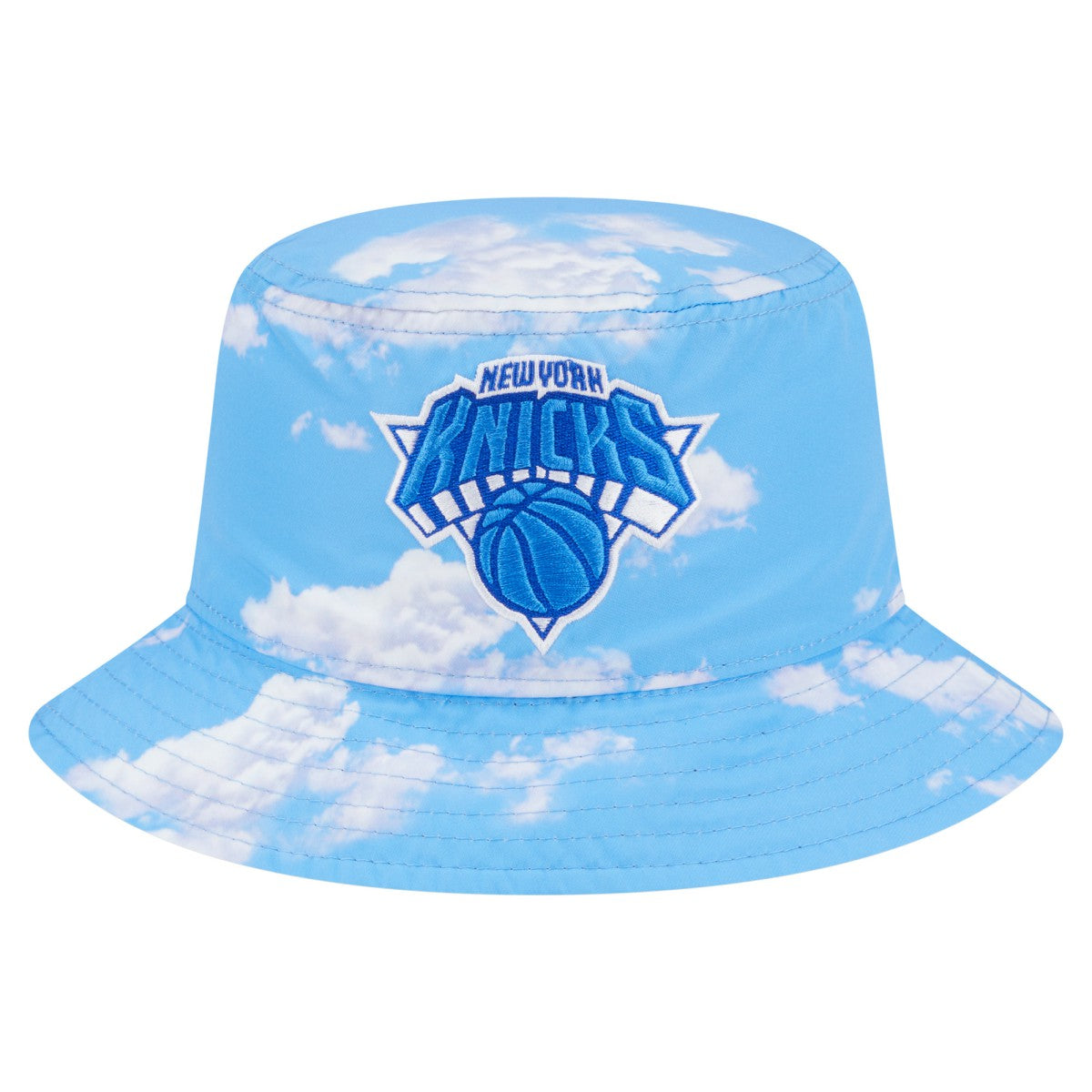 New York Knicks Summer Sun and Storm Reversible Bucket Hat Black/Light Blue - New Era