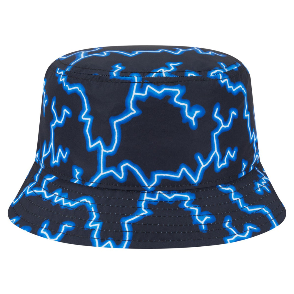 New York Knicks Summer Sun and Storm Reversible Bucket Hat Black/Light Blue - New Era