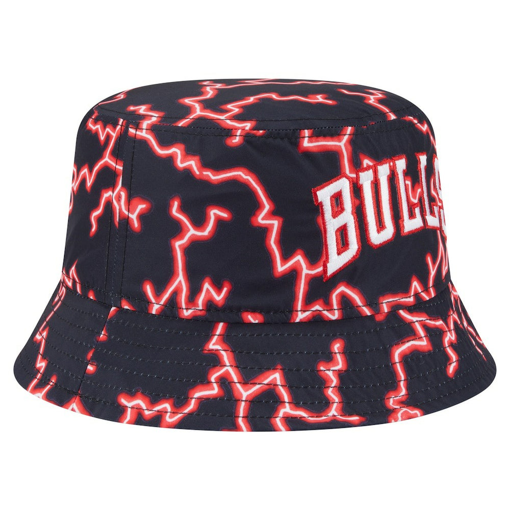 Chicago Bulls Summer Sun and Storm Reversible Bucket Hat Black/Light Blue - New Era