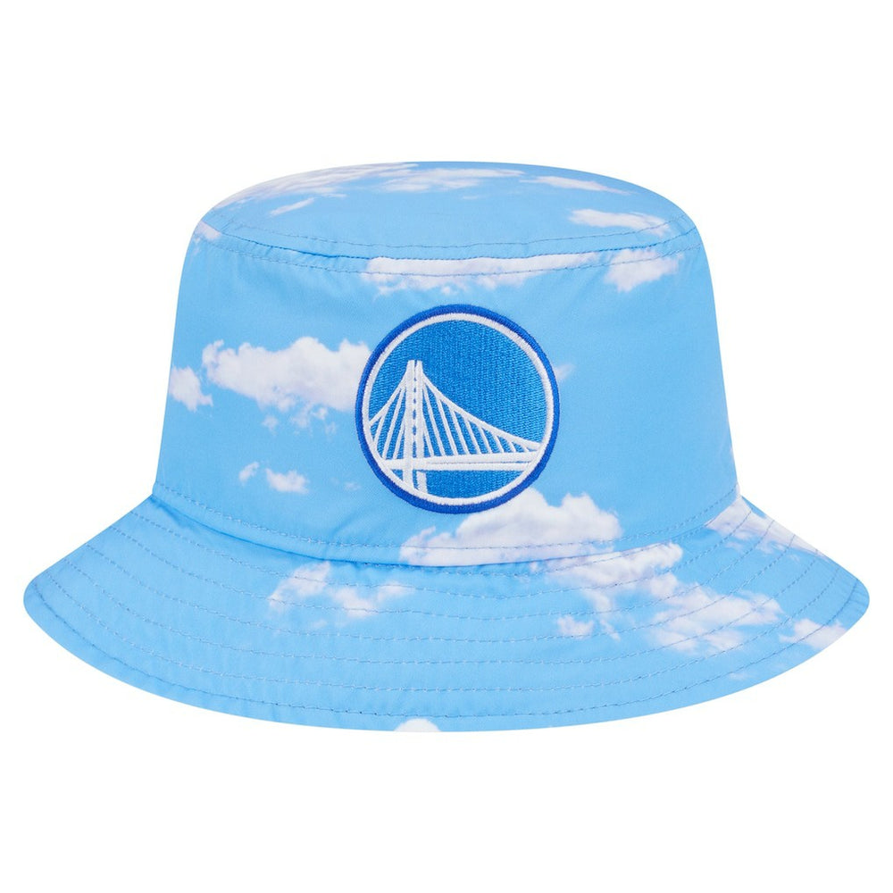 Golden State Warriors Summer Sun and Storm Reversible Bucket Hat Black/Light Blue - New Era outlet