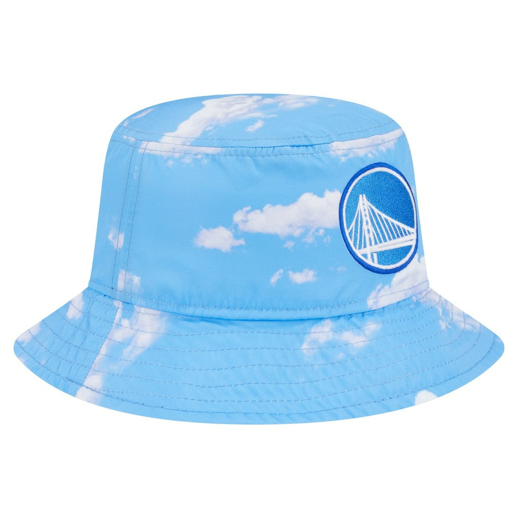 Golden State Warriors Summer Sun and Storm Reversible Bucket Hat Black/Light Blue - New Era outlet