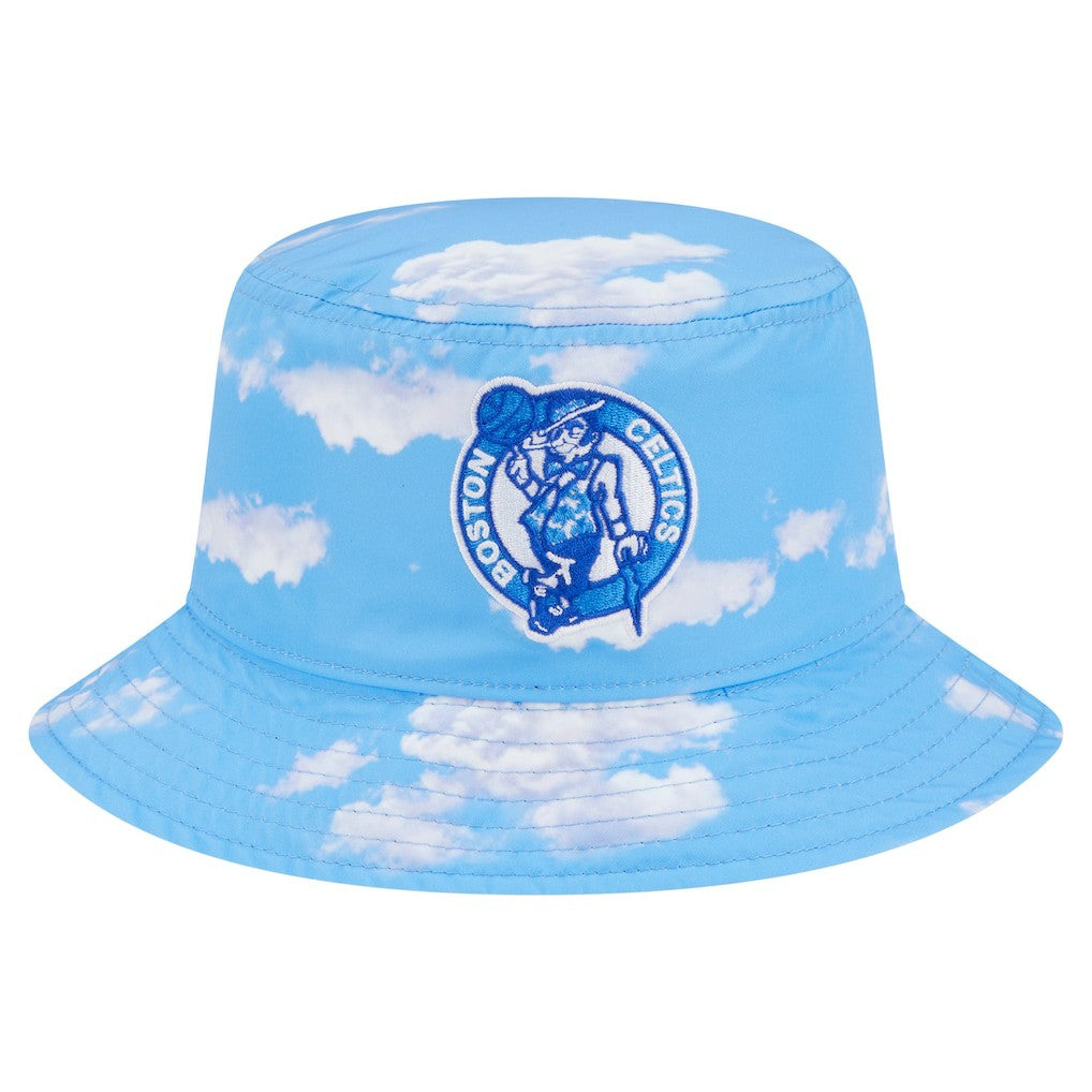 Boston Celtics Summer Sun and Storm Reversible Bucket Hat Black/Light Blue - New Era