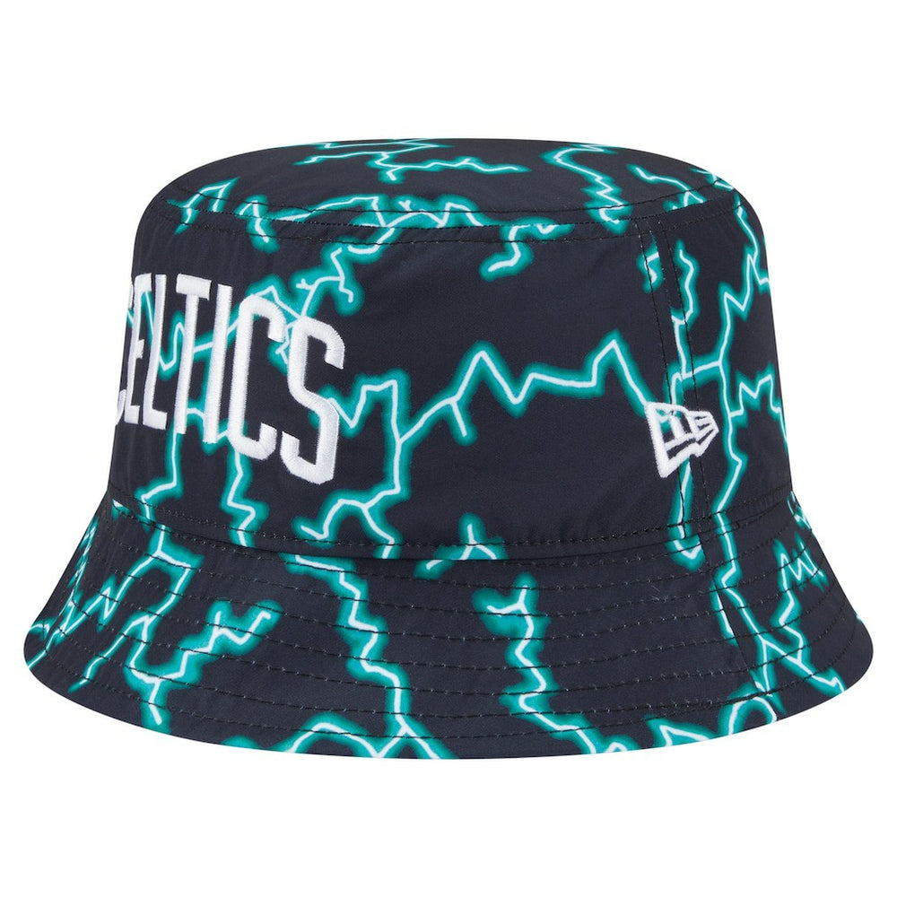 Boston Celtics Summer Sun and Storm Reversible Bucket Hat Black/Light Blue - New Era