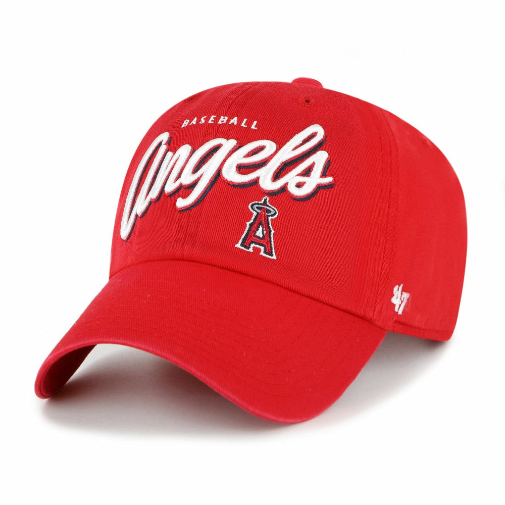 Los Angeles Angels '47 Women's Ariana Clean Up Adjustable Hat - Red Hats
