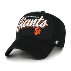 San Francisco Giants '47 Women's Ariana Clean Up Adjustable Hat - Black Hats