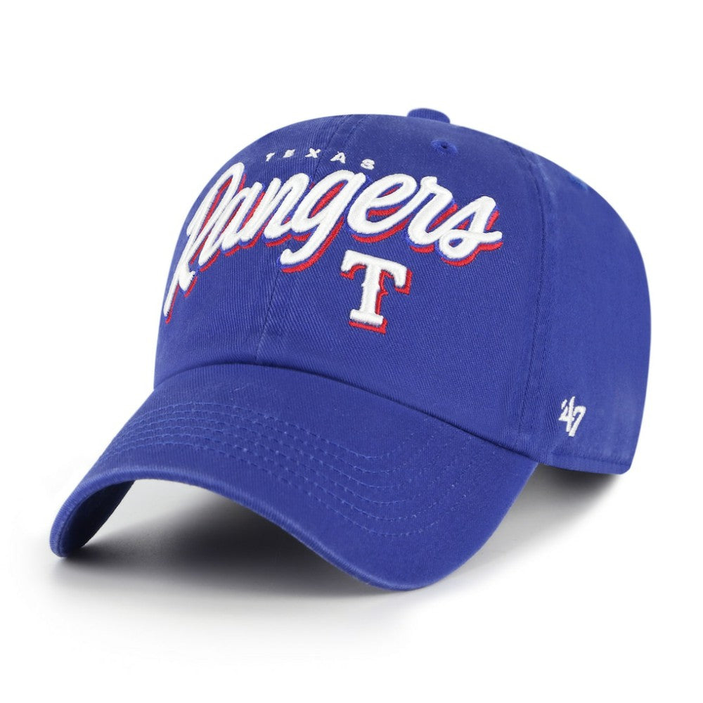 Texas Rangers '47 Women's Ariana Clean Up Adjustable Hat - Royal Hats