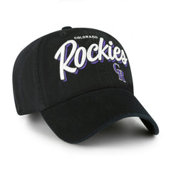 Colorado Rockies '47 Women's Ariana Clean Up Adjustable Hat - Black Hats