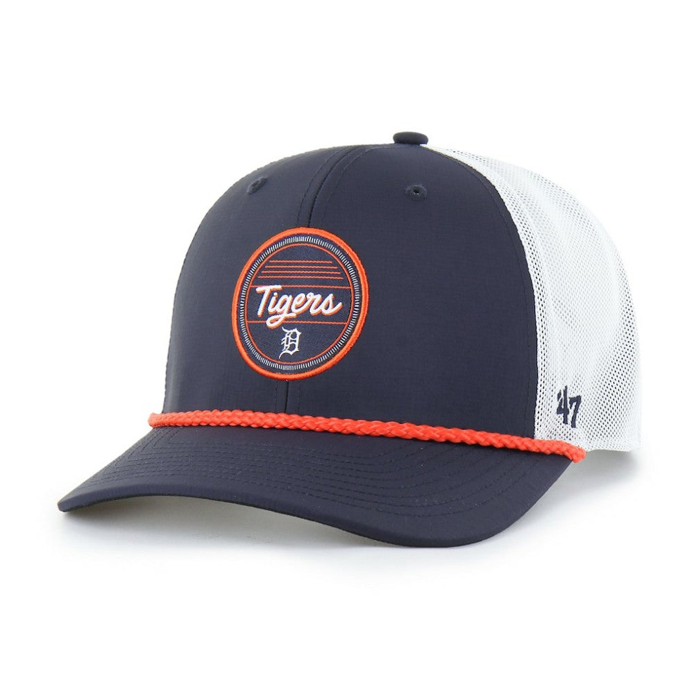 Detroit Tigers '47 Fairway Trucker Adjustable Hat - Navy/White Hats