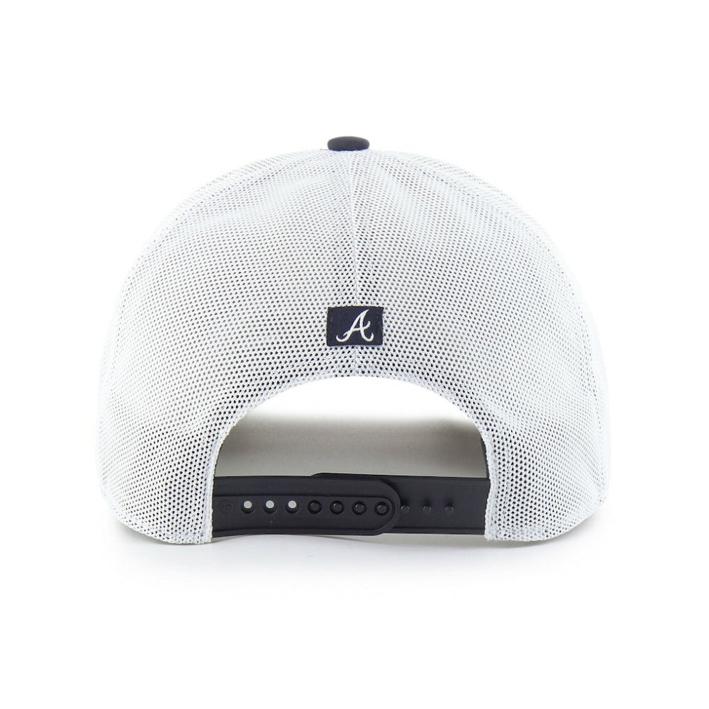 Atlanta Braves '47 Fairway Trucker Adjustable Hat - Navy/White Hats