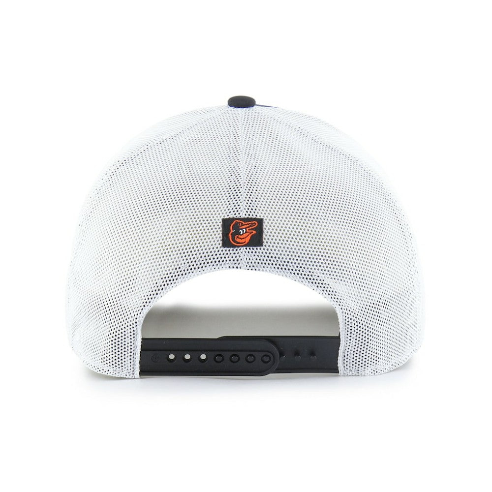 Baltimore Orioles '47 Fairway Trucker Adjustable Hat - Black/White Hats