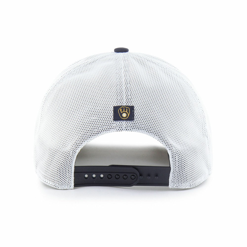 Milwaukee Brewers '47 Fairway Trucker Adjustable Hat - Navy/White Hats
