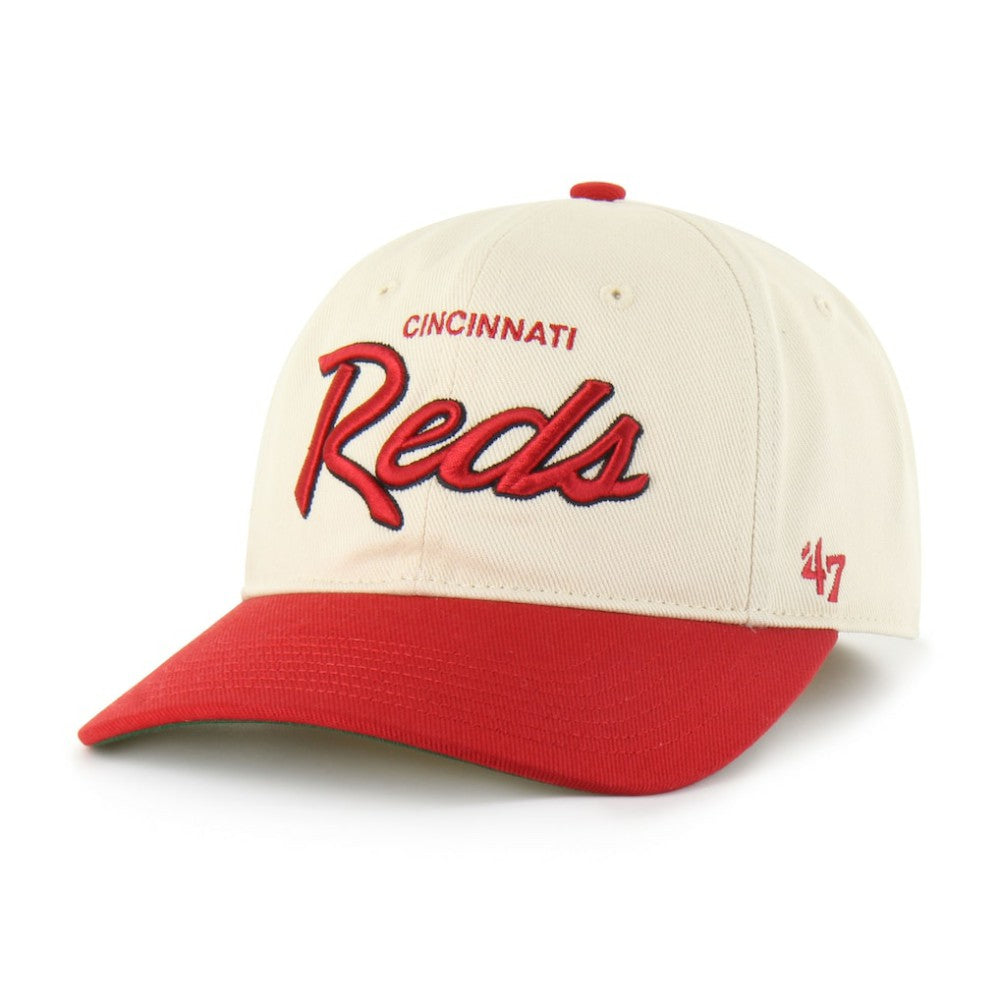 Cincinnati Reds '47 Crosstown Franchise Fitted Hat - Natural Hats