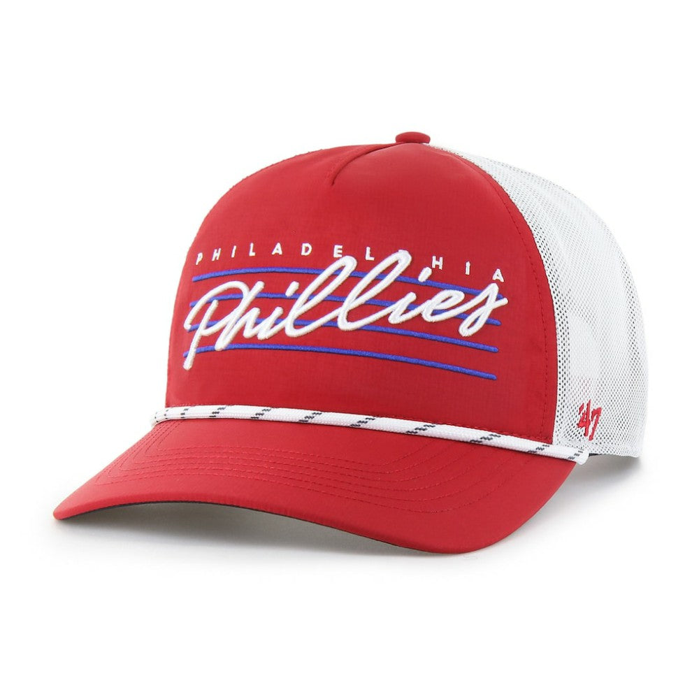 Philadelphia Phillies '47 Brrr Downburst Mesh Hitch Adjustable Hat - Red Hats