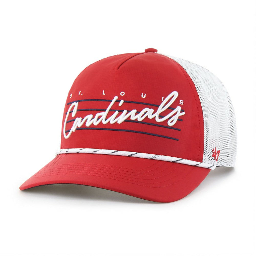 St. Louis Cardinals '47 Brrr Downburst Mesh Hitch Adjustable Hat - Red Hats
