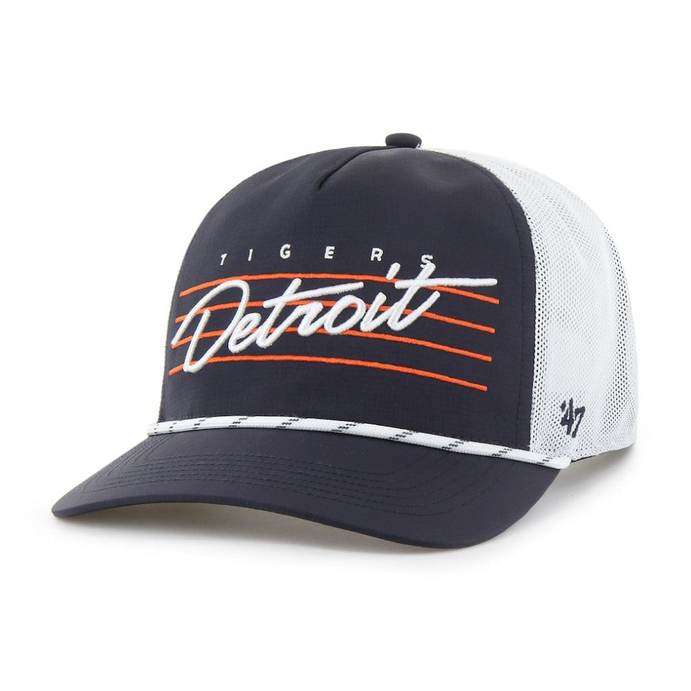 Detroit Tigers '47 Brrr Downburst Mesh Hitch Adjustable Hat - Navy Hats