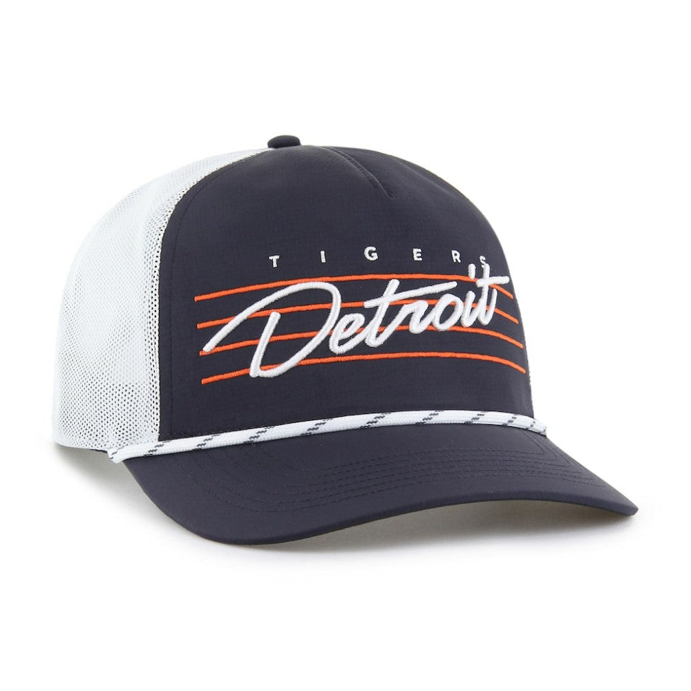 Detroit Tigers '47 Brrr Downburst Mesh Hitch Adjustable Hat - Navy Hats