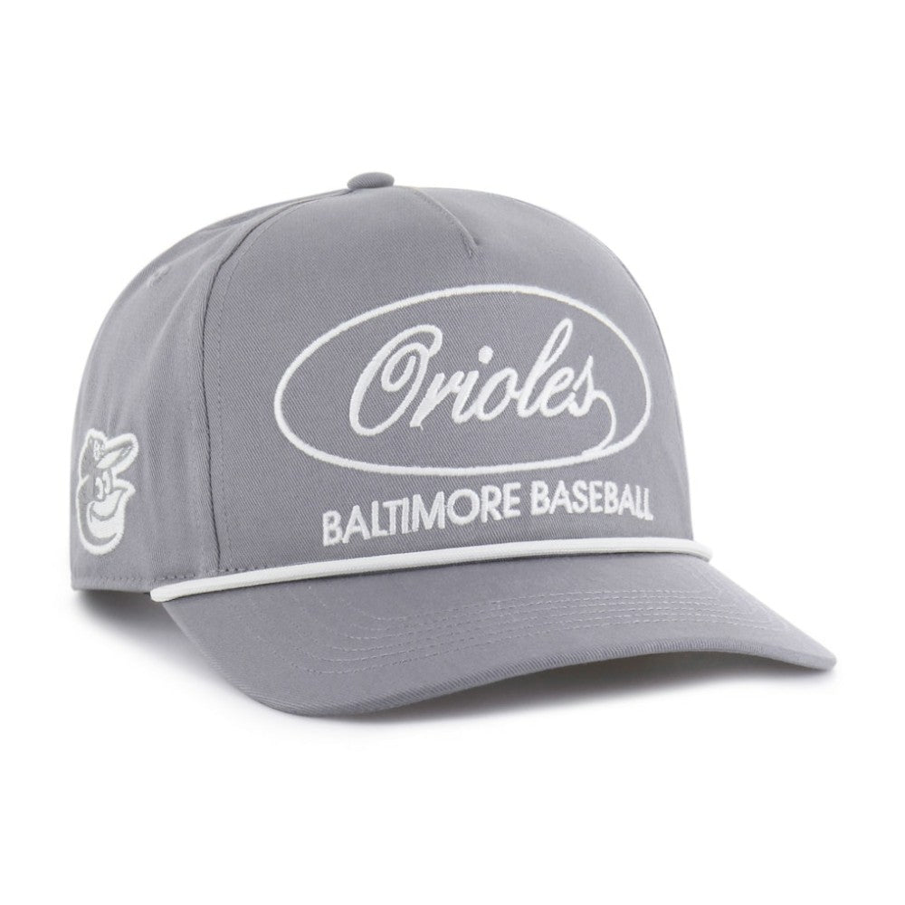 Baltimore Orioles '47 Foundational Hitch Adjustable Hat - Gray Hats