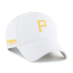 Pittsburgh Pirates '47 Foundational Pinch Offside Adjustable Hat - White Hats