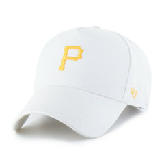 Pittsburgh Pirates '47 Foundational Pinch Offside Adjustable Hat - White Hats