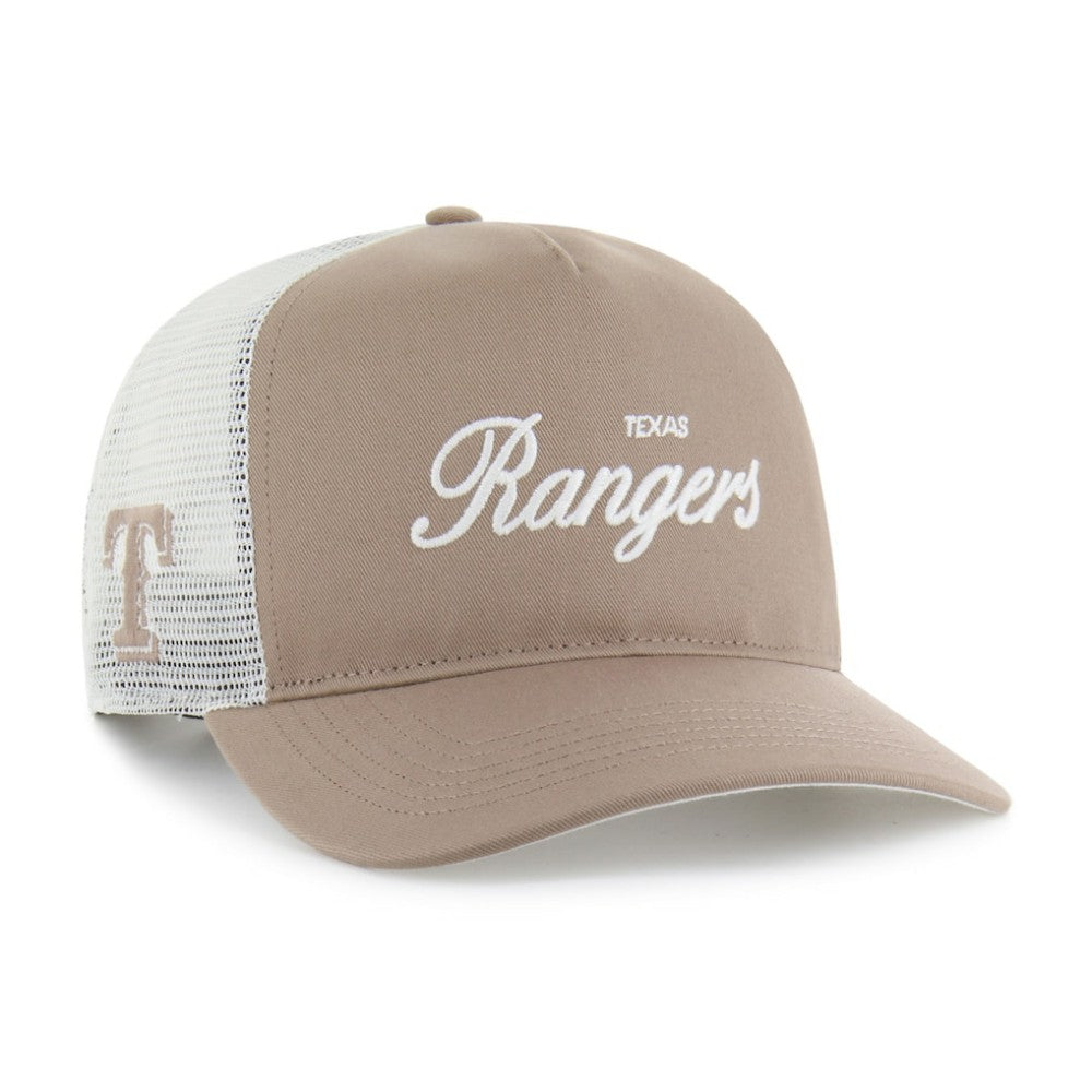 Texas Rangers '47 Foundational Mesh Hitch Adjustable Hat - Brown Hats