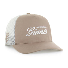 San Francisco Giants '47 Foundational Mesh Hitch Adjustable Hat - Brown Hats