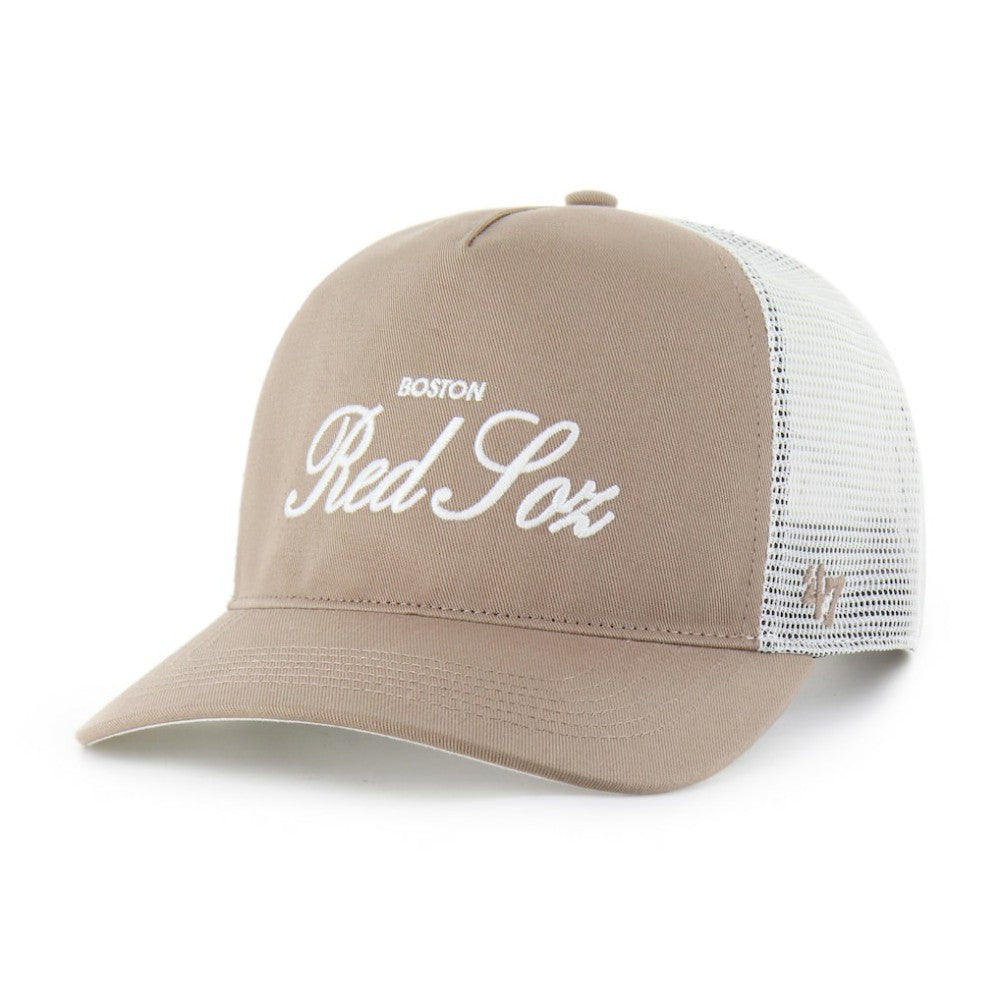 Boston Red Sox '47 Foundational Mesh Hitch Adjustable Hat - Brown Hats