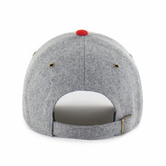 Los Angeles Angels '47 Golden Age Wool Clean Up Adjustable Hat - Gray/Red Hats