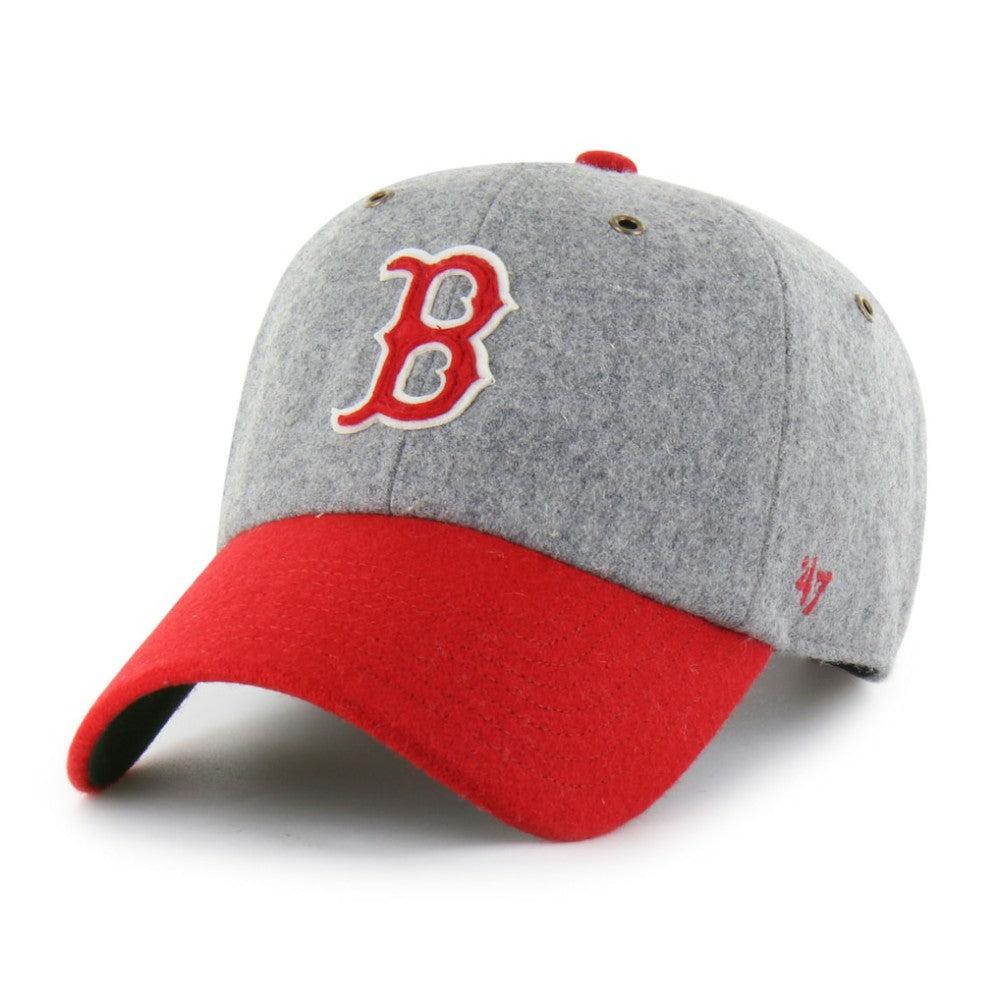 Boston Red Sox '47 Golden Age Wool Clean Up Adjustable Hat - Gray Hats