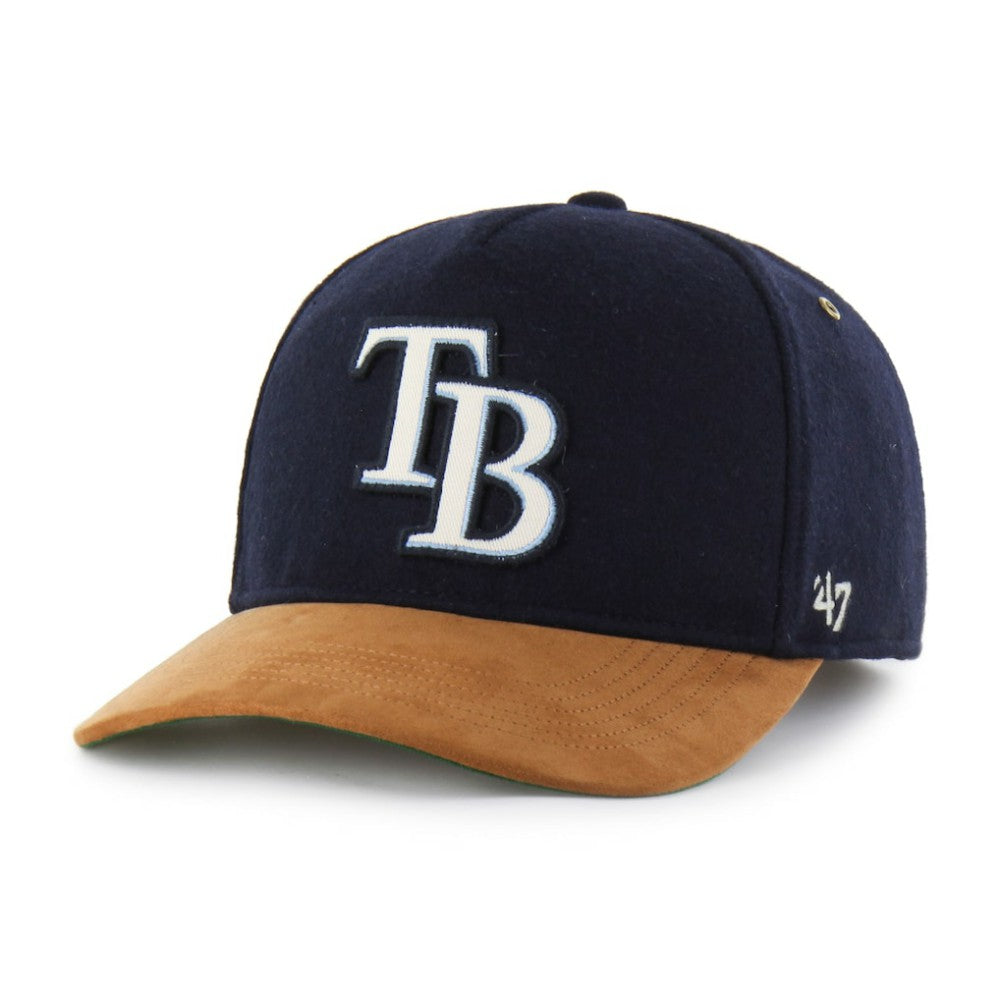 Tampa Bay Rays '47 Gold Age Wool Hitch Adjustable Hat - Navy Hats