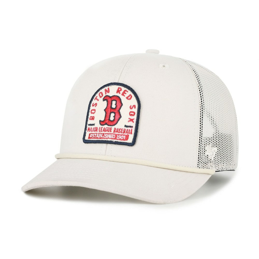 Boston Red Sox '47 Gravestone Adjustable Trucker Hat - Cream Hats