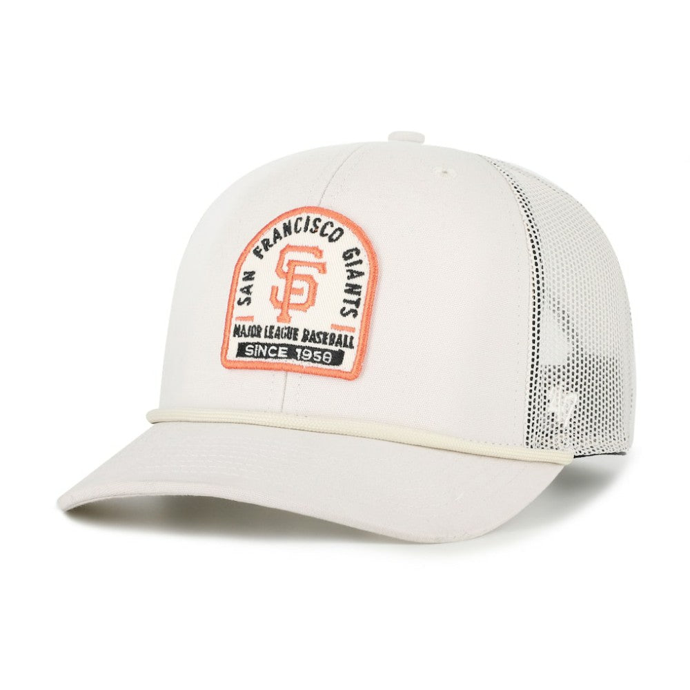 San Francisco Giants '47 Gravestone Adjustable Trucker Hat - Cream Hats