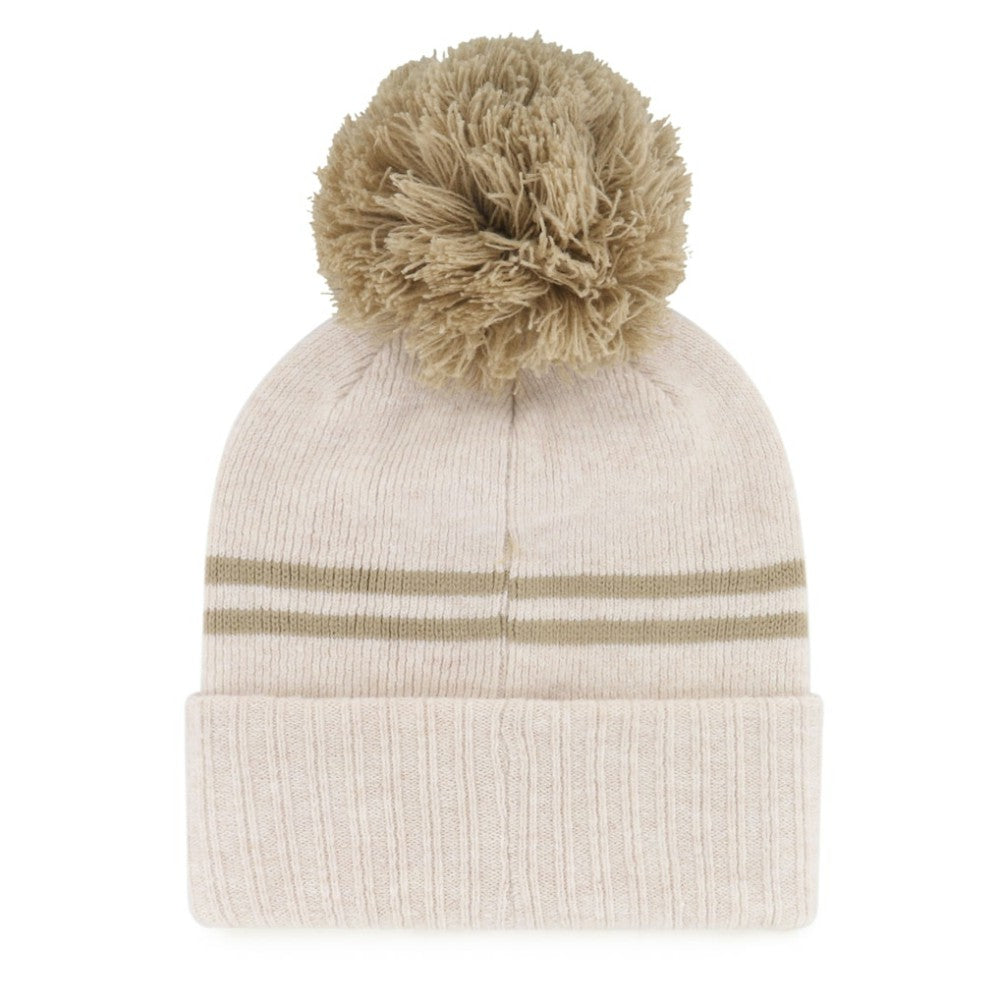 Chicago White Sox '47 Women's Latte Cuffed Knit Hat with Pom - Natural Hats