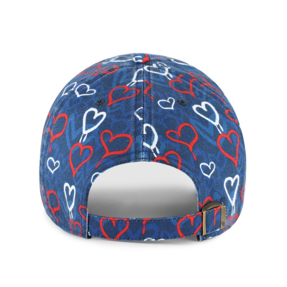 Atlanta Braves '47 Girls Youth Mural Clean Up Adjustable Hat - Navy Hats