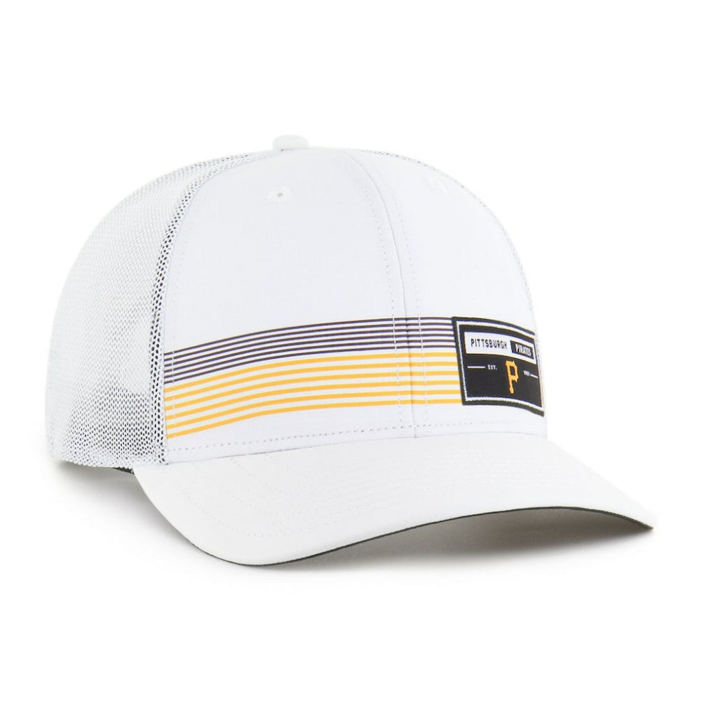 Pittsburgh Pirates '47 Rangefinder brrr Trucker Adjustable Hat - White Hats