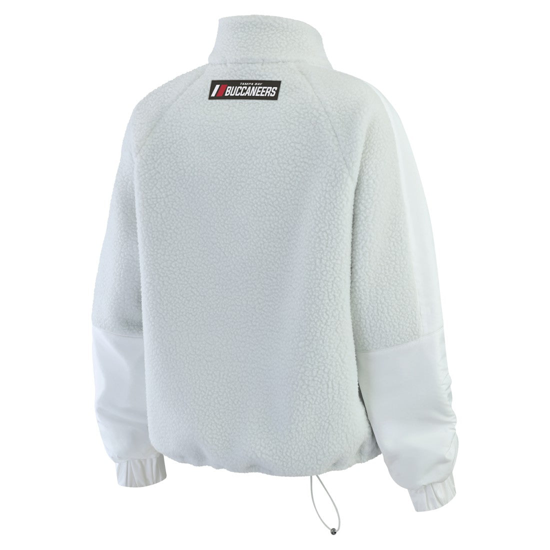 Tampa Bay Buccaneers WEAR by Erin Andrews Women's Polar Fleece Half-Zip Jacket - White Jackets