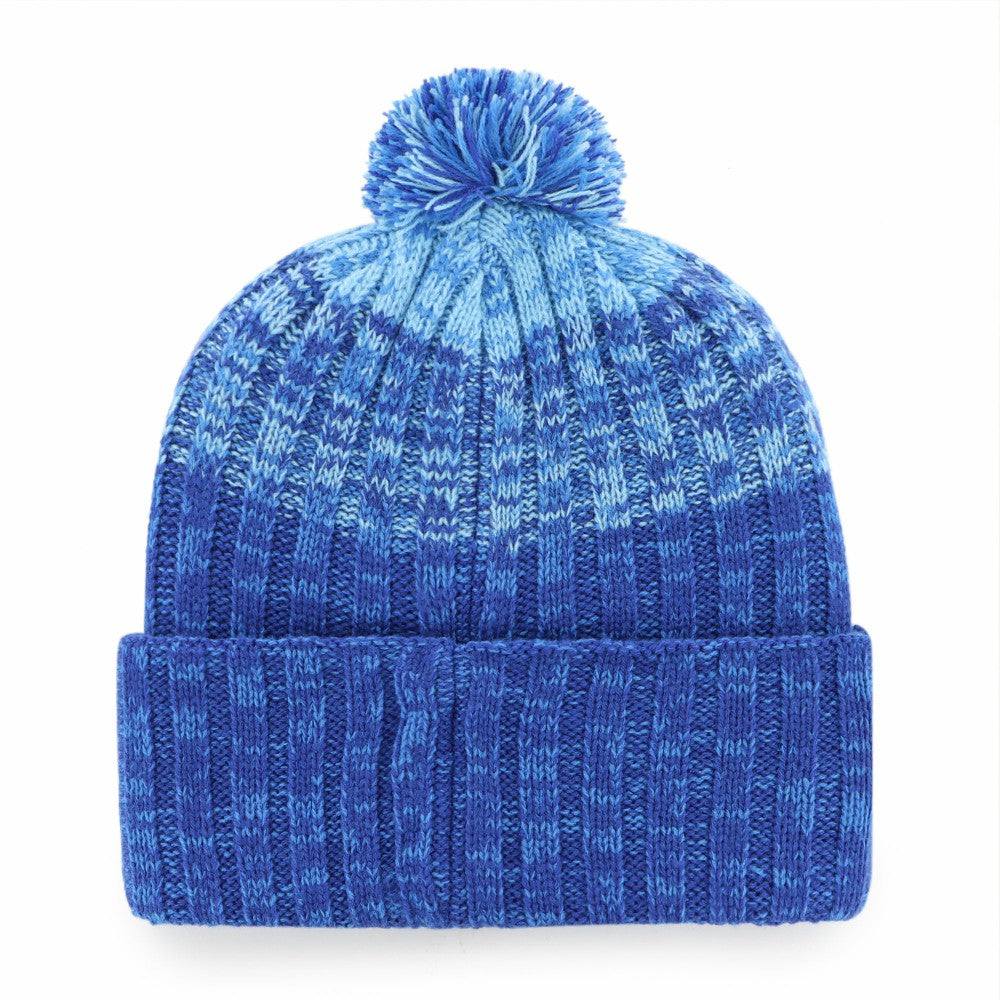 Kansas City Royals '47 Cascade Cuffed Knit Hat with Pom - Royal Hats