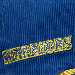 Golden State Warriors x DANNIJO Women's Deadstock Cord Snapback Hat Royal - Mitchell & Ness