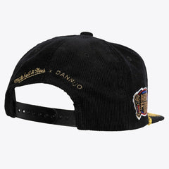 Chicago Bulls x DANNIJO Women's Deadstock Cord Snapback Hat Black - Mitchell & Ness