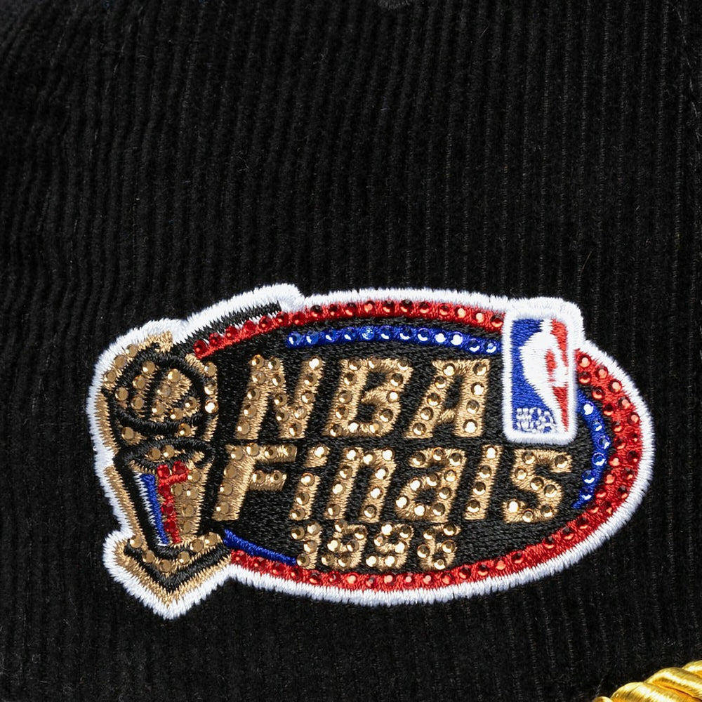 Chicago Bulls x DANNIJO Women's Deadstock Cord Snapback Hat Black - Mitchell & Ness